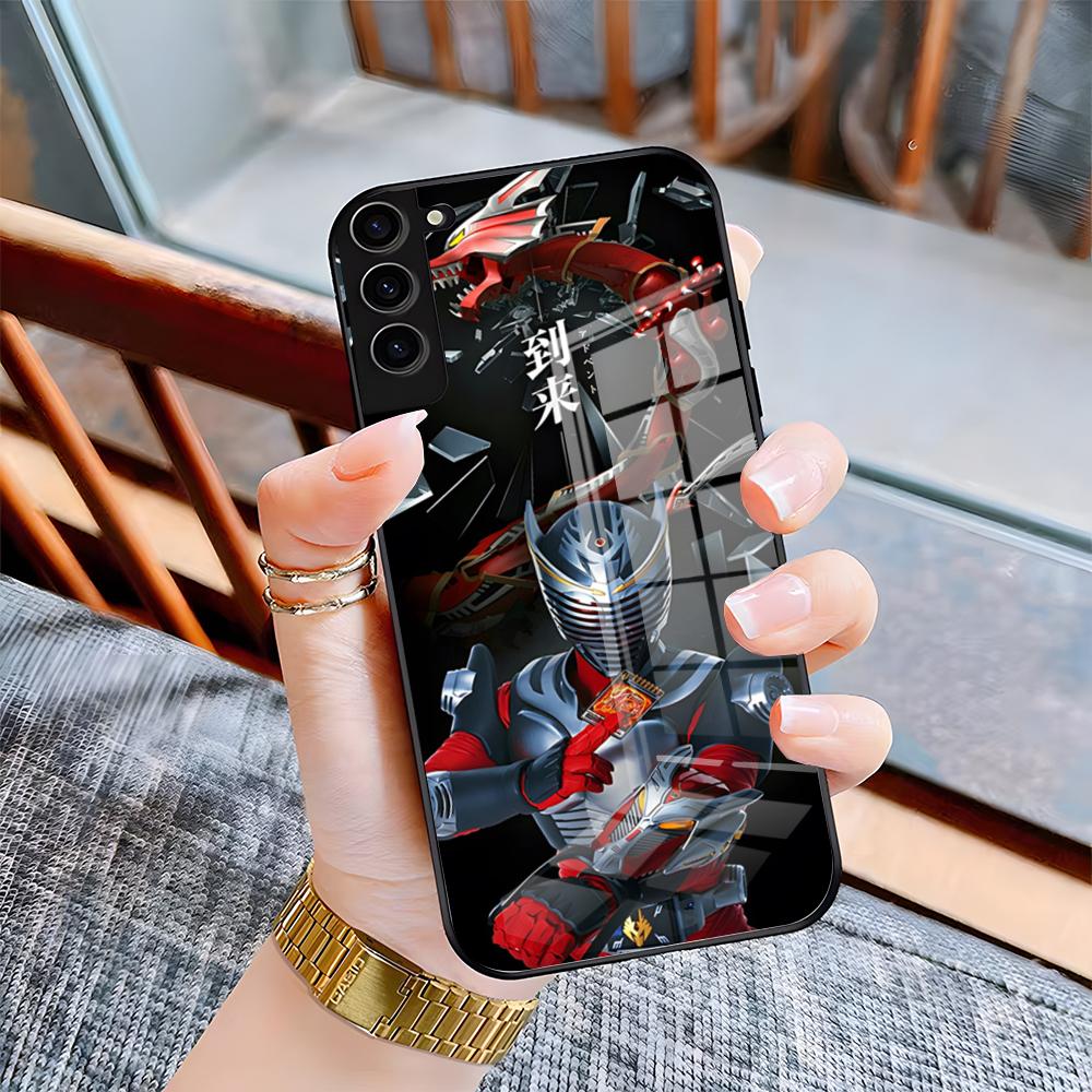 

M-Masked Kamen Rider Phone Case For Samsung A25 A13 A33 5G A54 A36 A35 A56 A52 A14 Shockproof Glass Cover Samsung A31 4G