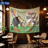 Party Backdrop Flat Banners Hedgehog Animals Celebrations Wedding Enthusiasts Photo Booth Decor Front Door Decor