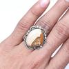 Picture Jasper Gemstone Handmade Silver Jewelry  "9"