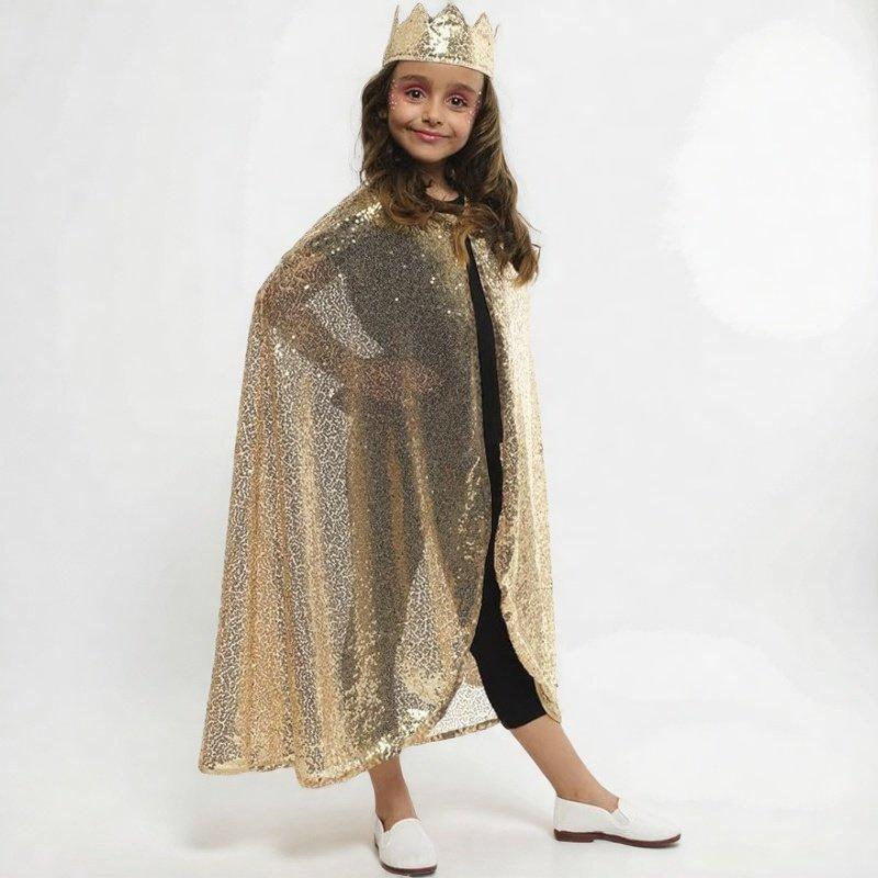 Game Theme Polyester Shiny Cape For Kids Youths Party Cosplay Costume Accessory