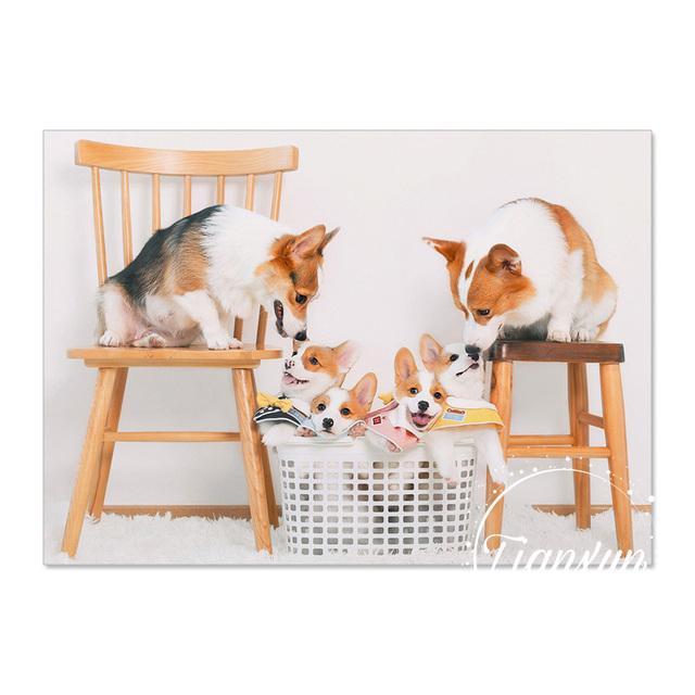 

Листы для украшения животных, настенные художественные плакаты, детские холсты, картины для детской комнаты, декоративные принты, настенные постеры без рамки 21*30cm No Frame