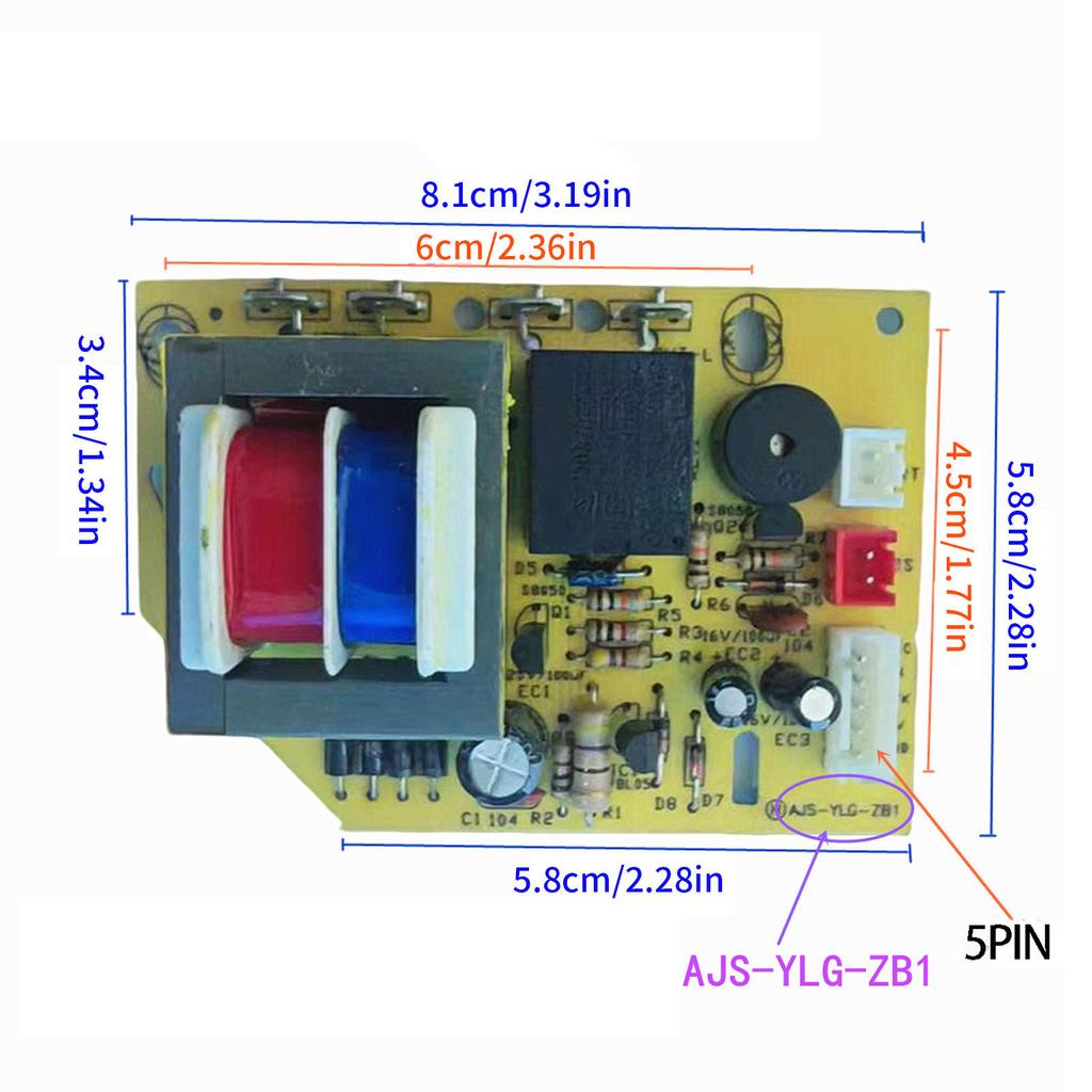 Electric Pressure Cooker Power Board Circuit Replacement Power Control Board Intelligent Adjustment Function Replacement