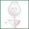 Creative cute cartoon ceramic tableware plate hand-painted ceramic bowl plate plate  set household tableware