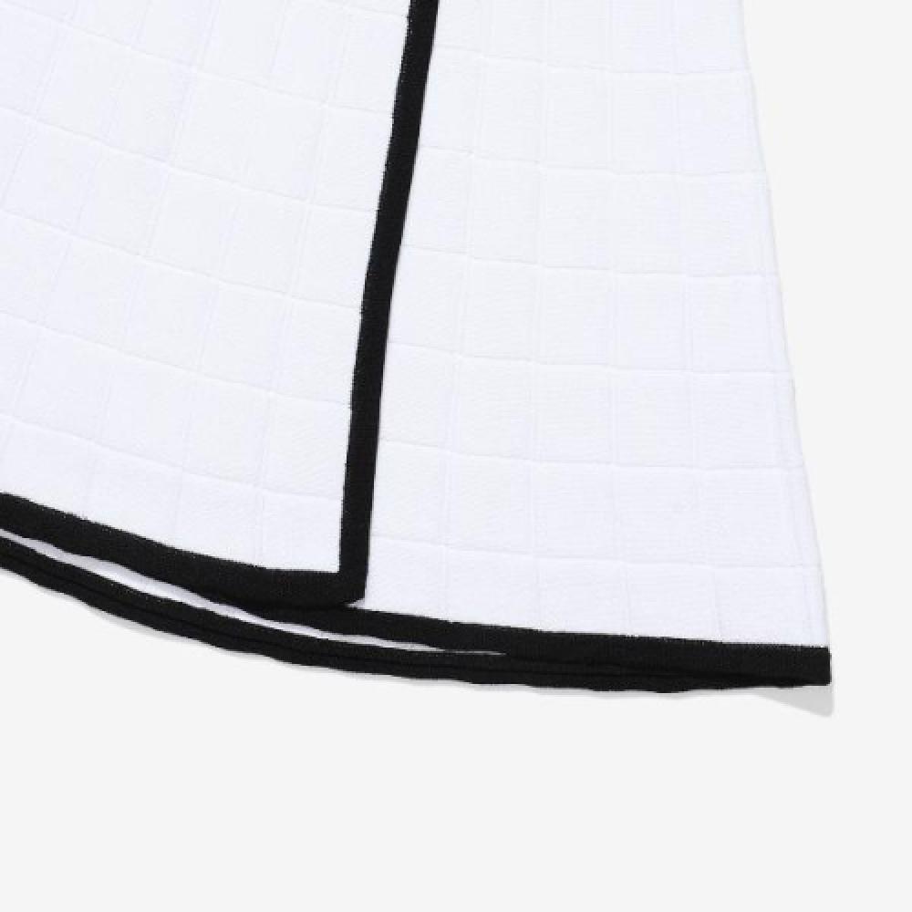 Fila Tennis Check Knit Pleated Skirt  Fs2skg2371fwhi 