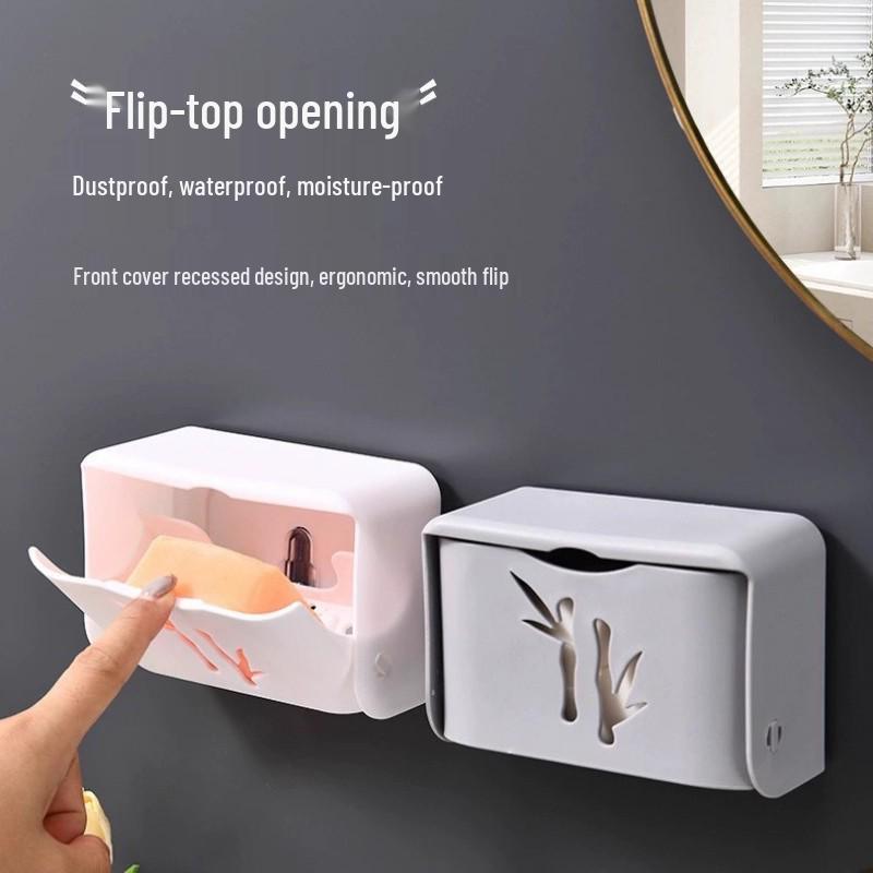 Newcomer Discount: Punch-Free Rotating Soap Dish & Bathroom Shelf