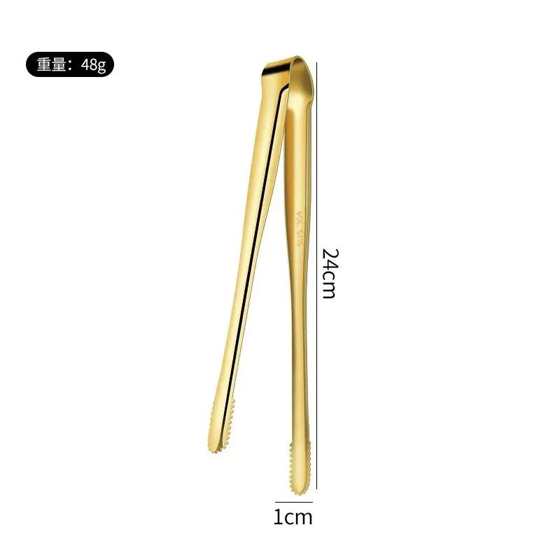 304 Stainless Steel Steak Clip Kitchen Tool Pancake Barbecue Spatula Clip BBQ Tongs Frying Fish Spatula Clip Bread Household