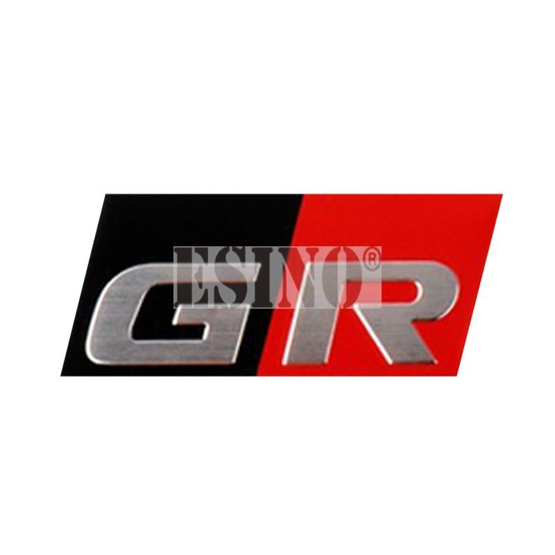 

New Gazoo Racing GR GR Sport 3D Car Aluminium Alloy Badge Adhensive Metal Emblem Decal for Toyota Supra AE86 GT86