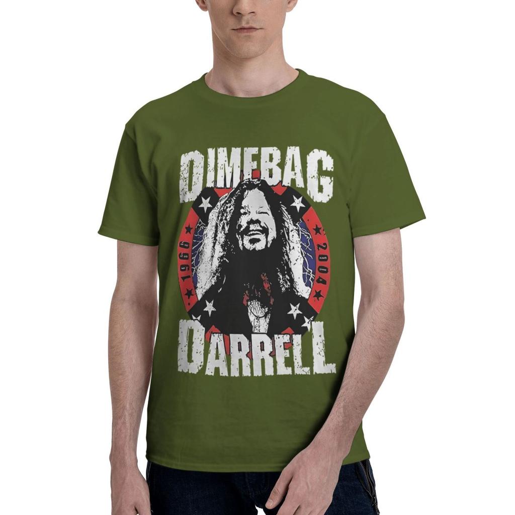 Dimebag Darrell Tribute 100 Cotton Casual Breathable Confortable Anime Funny Mens TShirts Man Clothes