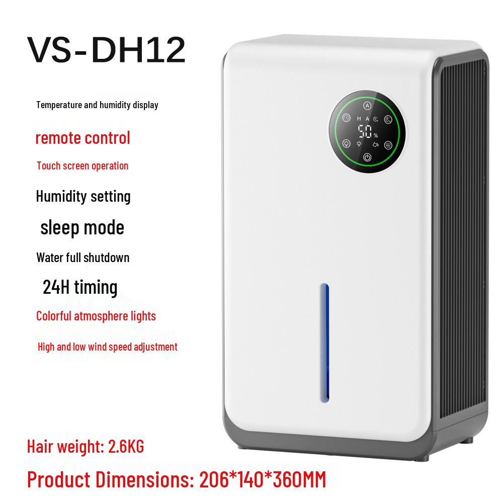 Portable Silent Dehumidifier & Air Purifier for Home, Living Room, Dorm