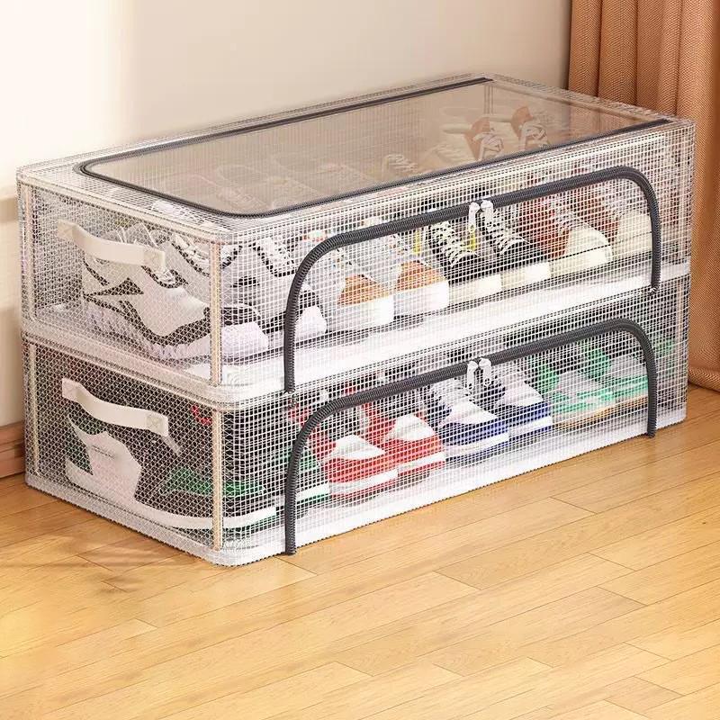 Transparent Shoe Storage Box, Sports Shoes And High Heels Storage Box That Can Be Placed Under The Bed