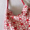 Original, Linen Embroidery, Flower Petals, One Shoulder Tote Bag, Versatile for Spring and Summer, Simple, Artistic Bag