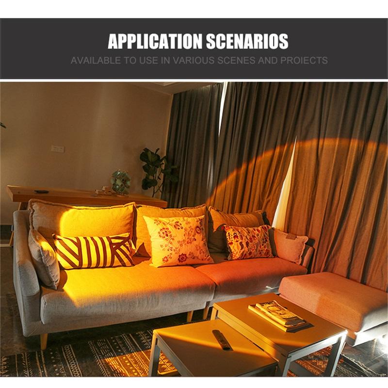 Sunset Lights USB Floor Sunset Lights Aura Lights Rainbow Background Projection Decoration Dusk Internet Celebrity Sunset Lights