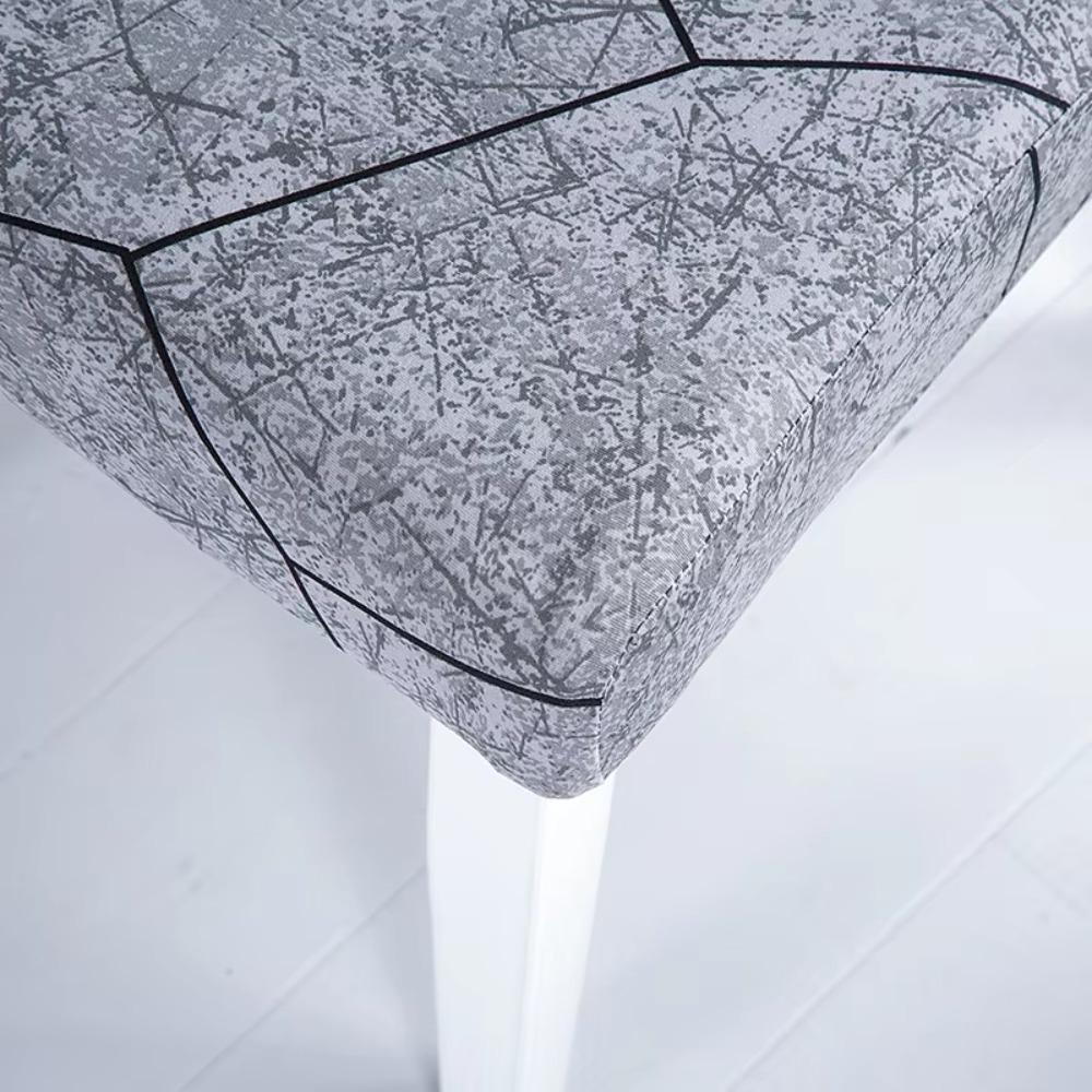 Stretch Seat Cover Elastic Chair Protecter Practical Printed Dining Chair Cover Banquet