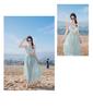 Bohemian Island Hot Spring Resort Women's Thai-Style Bikini with Versatile Long Skirt