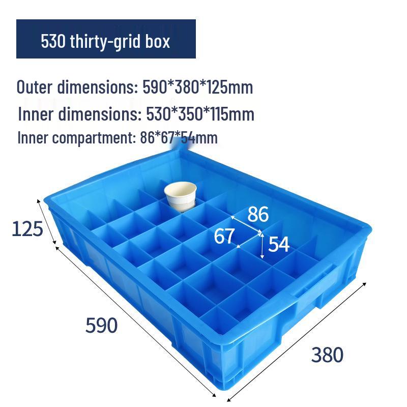 Plastic Multi-Compartment Tool Storage Box