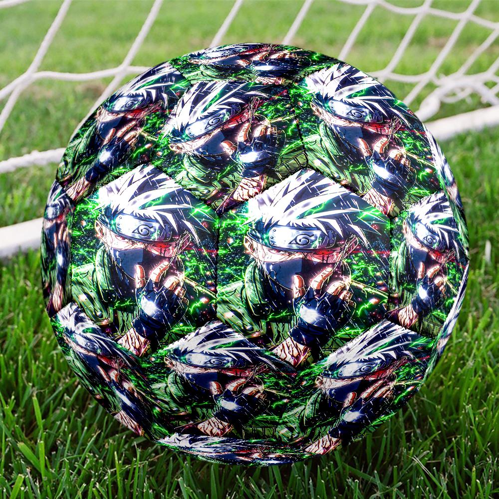 Dark Anime Ninja Character Size 5 Soccer Balls, Anti-Slip, Protective Football, Outdoor Sport, a Unique Gift Suitable for Him/her, Birthdays