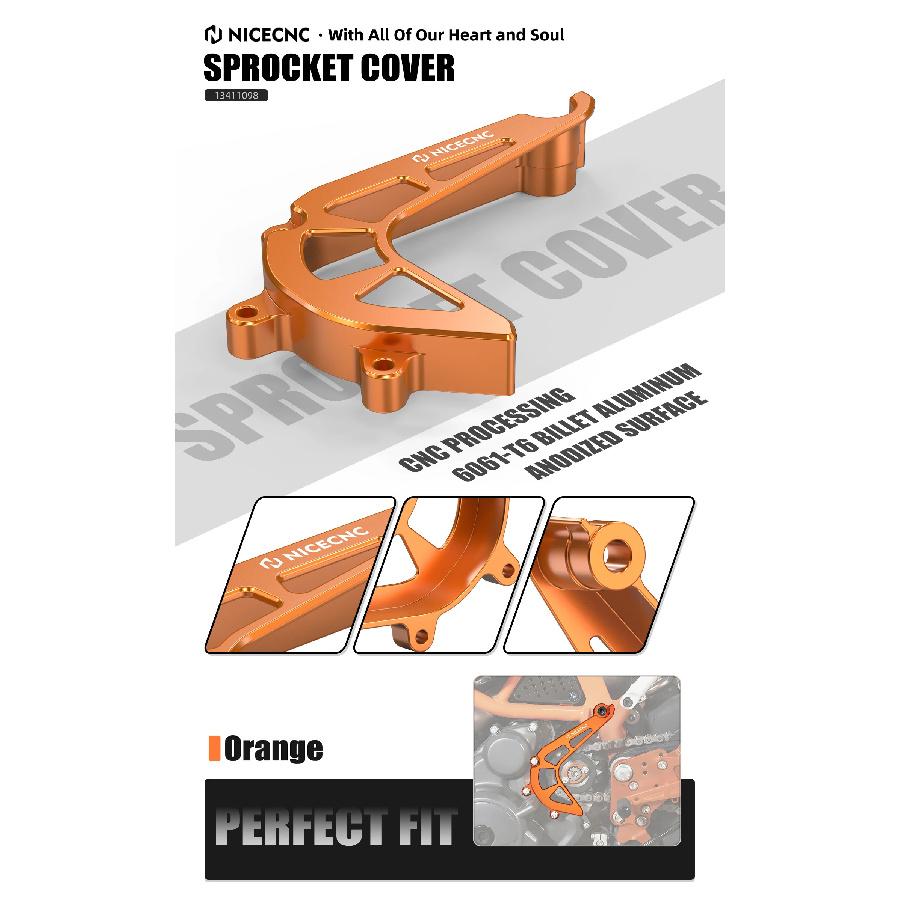 For 2017-2023 KTM 390 Duke Sprocket Chain Guard Cover Motorcycle Chain Protector for KTM 390 Adventure 2020 2021 2022 2023 2024