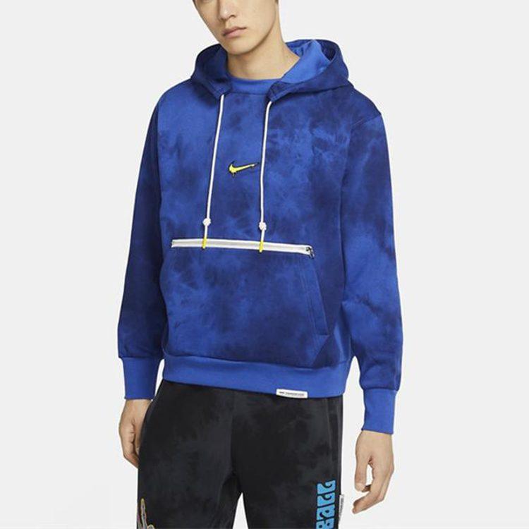 Nike Sweatshirts Men's Blue Hooded Moderate Regular CU3618-492