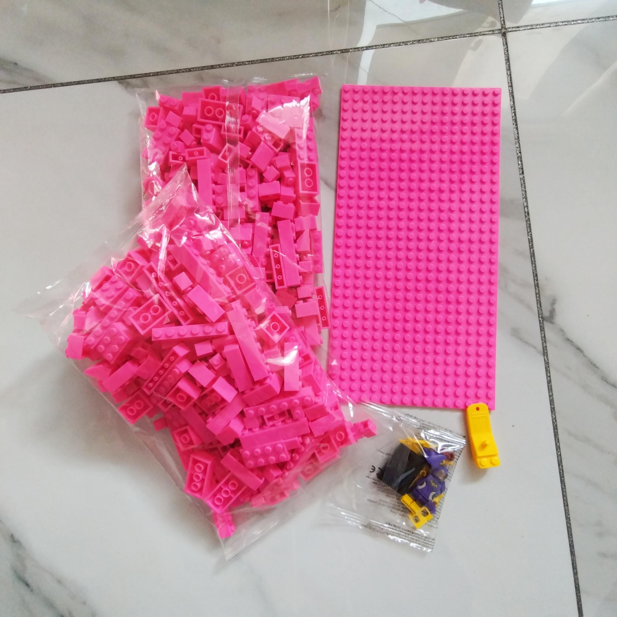 

Строительные блоки, гибридные частицы, 520 г, 17 цветов, игрушки «сделай сам» для детей, бесплатная базовая пластина, головоломка