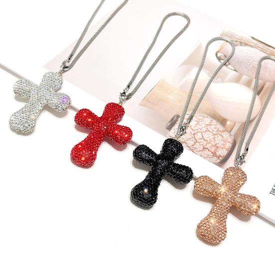 Rhinestone Car Hanging Ornament Bling Pendant for Rearview Mirror Sparkling Decoration for Bag