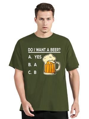 Do I Want A Beer Funny Beer Lover Cotton Tops Tees Fashion Fitness Tshirt Oversized Unisex Streetwear Tshirt Mens Clothes