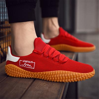 Men Running Sneakers Breathable Mesh Sport Shoes Flat Soft Man Shoes Fashion Black Training Jogging Footwear Comfortable Walking