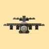 Military Building Block Aircraft Strategic Transport Aircraft Y-20 Assembled Toy Model Compatible With Small Particles