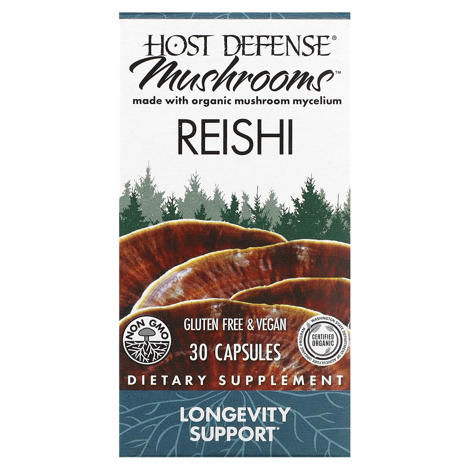 

Mushroom, Reishi Mushroom, 30 Capsules (0.5G per capsule)