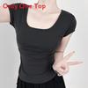 Cotton Short Sleeve T Shirt For Women With Pleated Design For Spring Summer Casual Wear