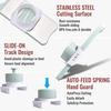 Slicer for Kitchen with Slide-On Hand Guard - Vegetable Chopper, Potato/Onion/Garlic Slicer, Kit