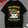 Cactuar Green Tea Emblem Unisex TShirt Final Fantasy Video Game Gaming Tee Gamer T Shirt Cactilio Final Fantasy XIV JRPG Tops