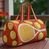 Tennis-Serie Kurze Handheld-Sporttasche aus Polyester für Reisen und Fitness