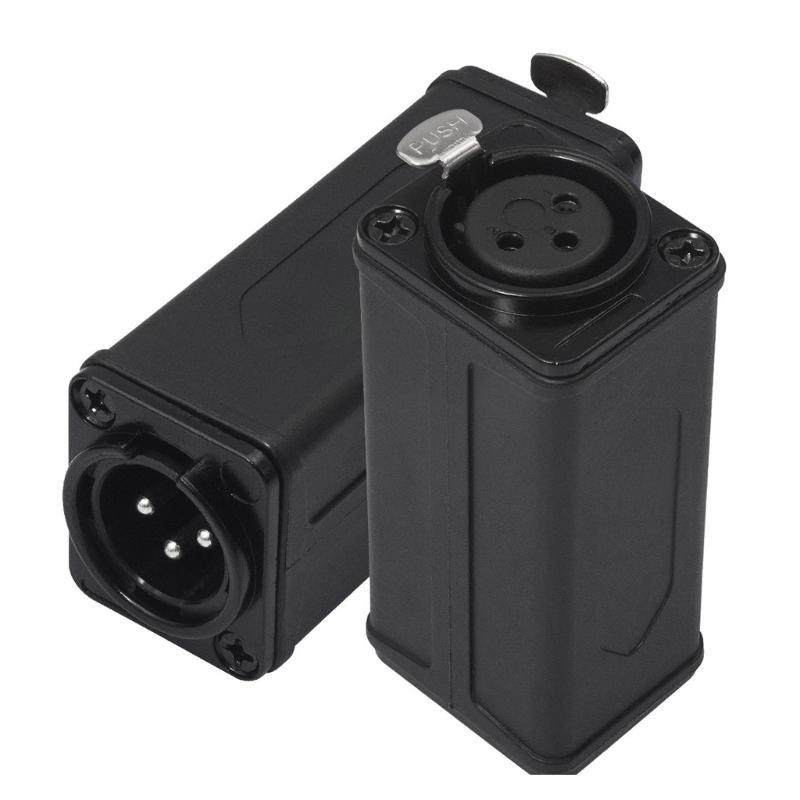 Professional 3Pin XLR Male To Female Auditory Connector for Studio Recording and Live Sound Systems