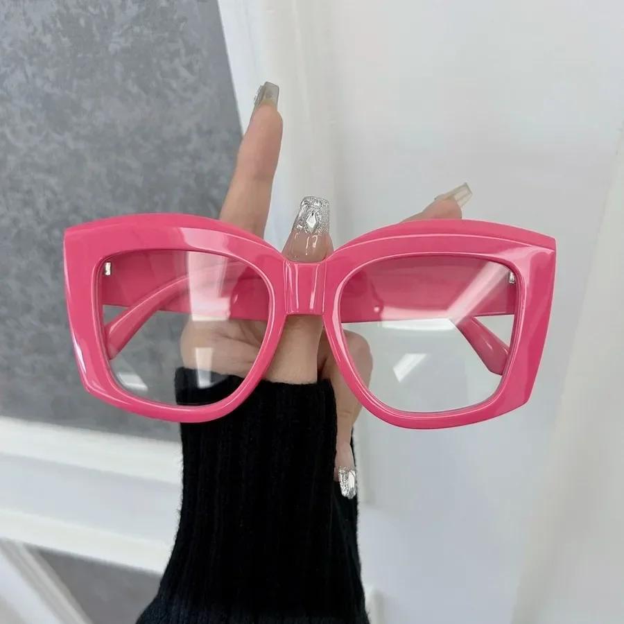 

Square Anti Blue Light Glasses Fashion Retro Classic Women Men Computer Gaming Eye Protection Plain Spectacles