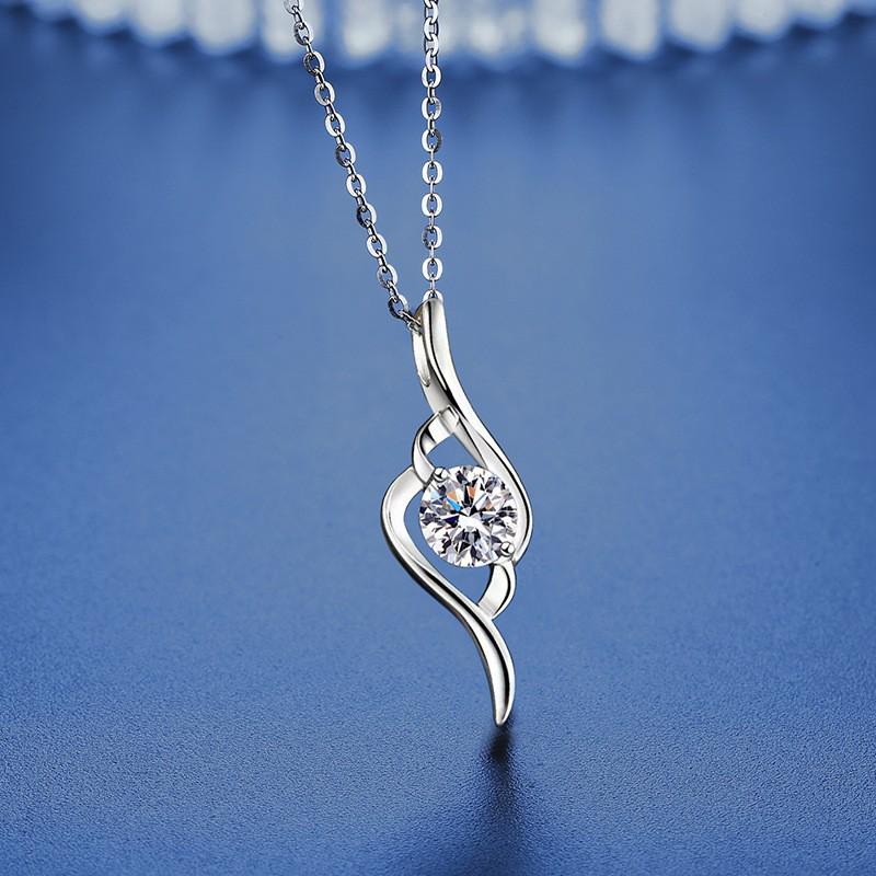 Cupid's Arrow S999 Silver Necklace - Women's Clavicle Chain Gift for Girlfriend, Birthday & Valentine's Day