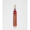 Lunar New Year Never Lost Keychain Metallic Wordmark Oxford Red Gold Buff