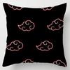 Anime Naruto Printed Pillow Case Red Cloud Uchiha Itachi Action Figures Square Pillow Covers Cushion Sofa Decor Cover Toys Gift