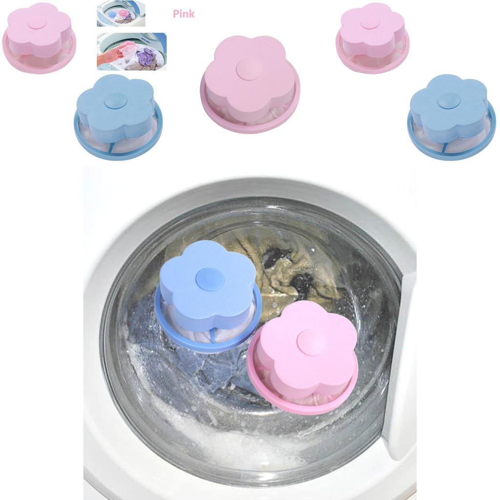 Sac Filtre pour Lave-linge en Forme de Prune avec Collecteur Flottant de Peluches et Cheveux