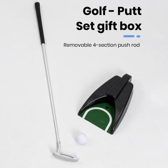 Golf Automatic Putting Cup Battery-Operated Compact Size Portable Golf Return Machine Indoor Golf Training Aid