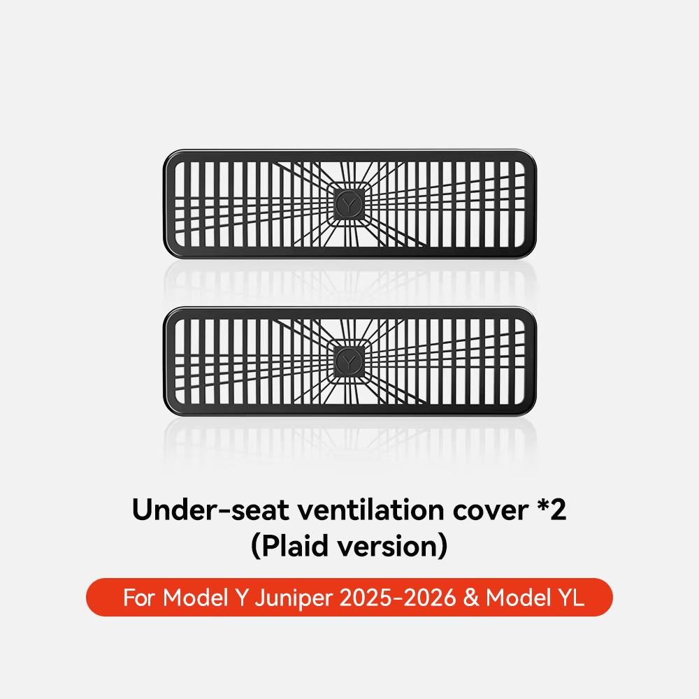 YZ For Tesla Model 3 Y Highland Juniper 2026 Under Seat Rear Air Vent Protect Cover Backseat Outlet Grille Protection accessorie