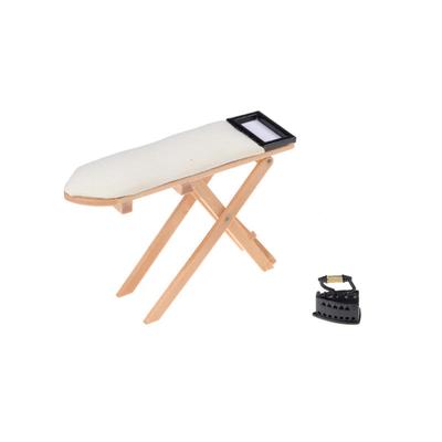 1Set 1:Maßstab 1:12 Puppenhaus Miniatur Bügeleisen mit Bügelbrett Set Rollenspiel