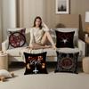 Classic Band S-Slayer Pillow Case Square Double‑Sided Print Cushion Case For Sofa Home Bedchamber Decor Gift