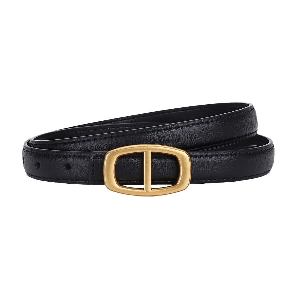 Japanese Belt Women'S Genuine Leather Cowhide Belt Women'S Genuine Leather High-End Casual Decoration Retro Jeans