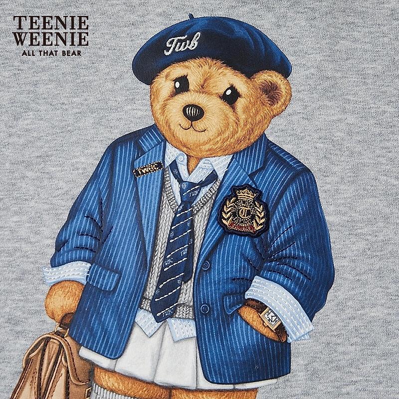 Teenie Weenie Women's Little Bear Cartoon Sweatshirt