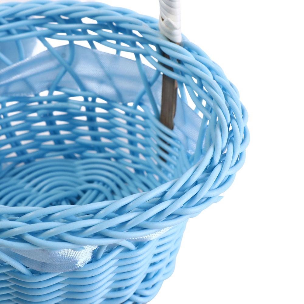 Imitation Rattan Woven Hand-held Flower Basket Hand-woven Flower Basket  Home