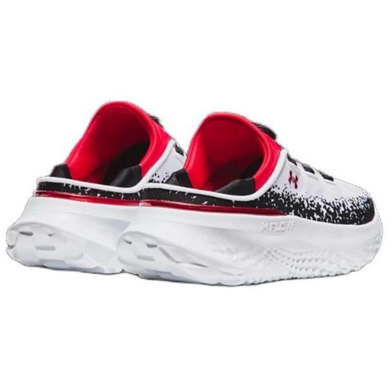 Under Armour SlipSpeed Low Top Casual Running Shoes Unisex White Red Sneakers 3028539-109
