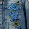 Flower Embroidery Iron On Patches Water Dissolvable Clothing Appliques For Garment Cheongsam Decoration Sewing Project