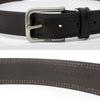 Belt, 35mm Wide, 118cm Long, Made In Japan, Cowhide Leather, Double Stitching, 0111128