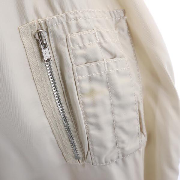 SNIDEL MA-1 Flight Jacket Beige Chinese Raccoon Women Used