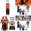 Nezha Cosplay Costume For Anime Roleplay With Soft Spandex Fabric For Teens And Adults